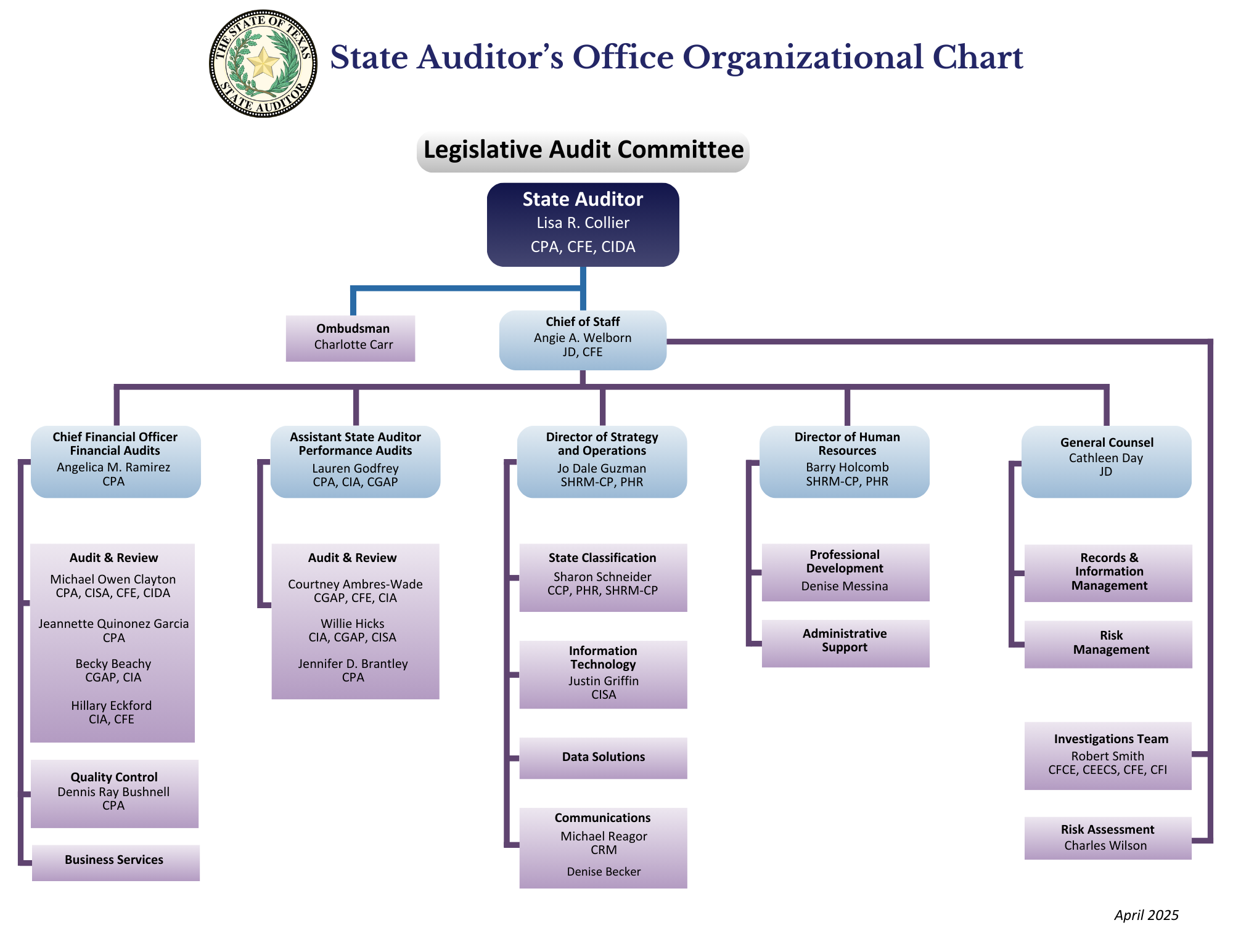 SAO Organizational Chart